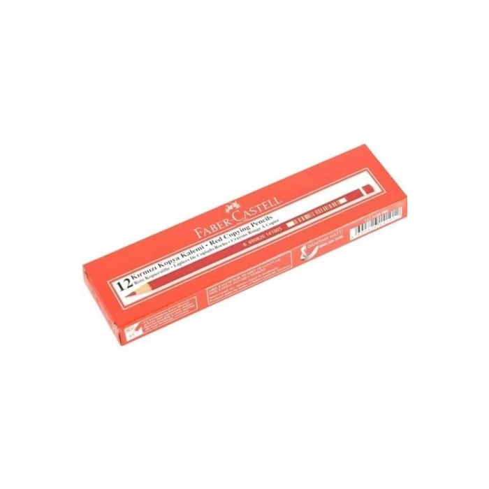 FABER-CASTELL KIRMIZI KOPYA KALEMİ 1410 12Lİ