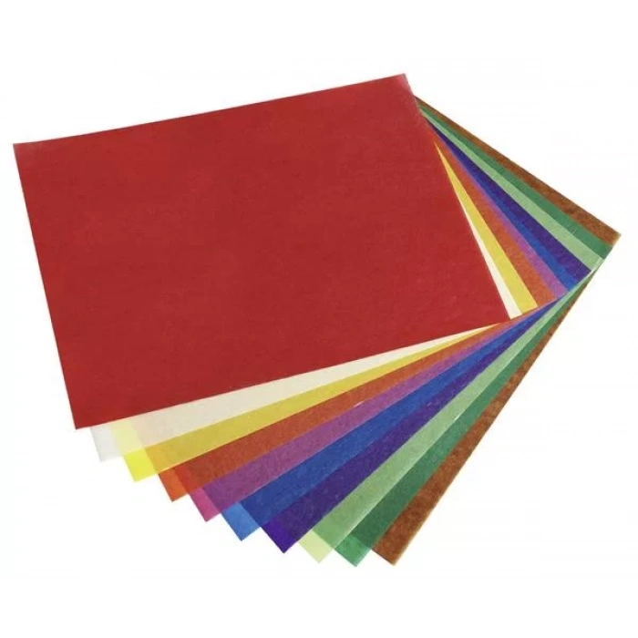 FOLİA TRANSPARAN 18.5X297CM 10 RENK 10 TABAKA FO-810