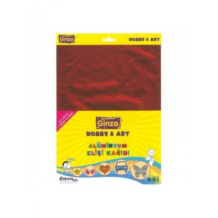 GİNZA ELİŞİ KAĞIDI METALİK 24x34Cm. 10LU GN-279/100