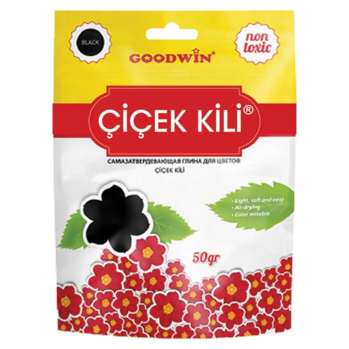GOODWİN ÇİÇEK KİLİ SİYAH 50 GR GWF-02