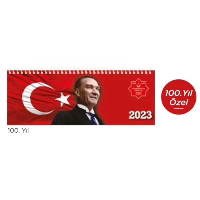 KESKİN COLOR 12*33.5 HAFTALIK MASA AJANDASI 100.YIL
