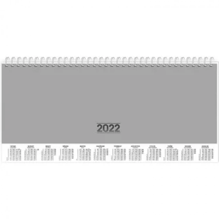 KESKİN COLOR 12*33.5 HAFTALIK MASA AJANDASI GRİ