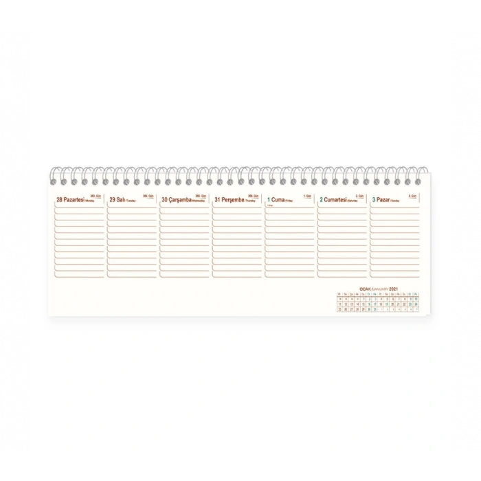 KESKİN COLOR MASA TAKVIMI HAFTALIK AJ-82 830112-99