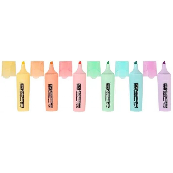KRAF FOSFORLU KALEM PASTEL 6LI 335