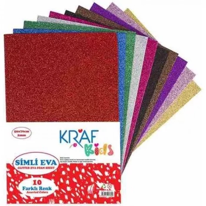 KRAF KIDS EVA 50x70 10LU KARISIK RENK