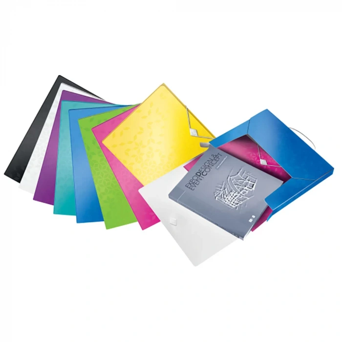 LEİTZ ACTİVE WOW KALIN LASTİKLİ DOSYA METALİK MOR 46290062