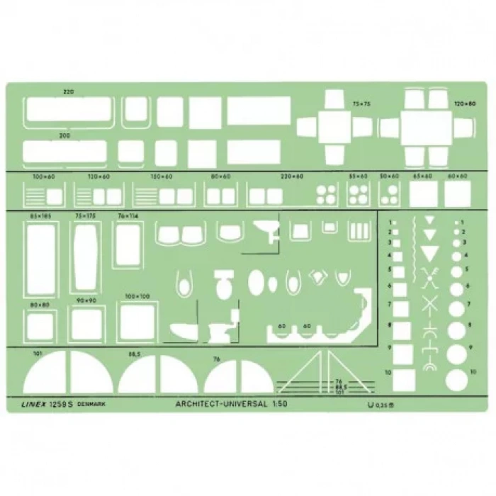 LINEX 1259S 1/50 SIHHI TESISAT SABLONU