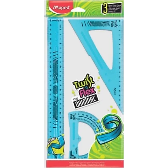 MAPED 895055 TWISTN FLEX Esnek Cetvel Seti 30 cm