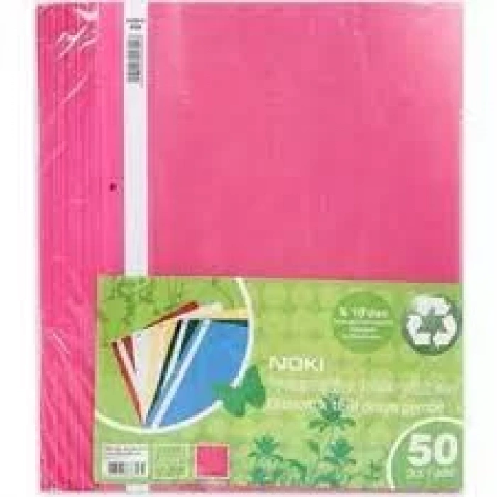 NOKİ ECO TELLİ DOSYA K.PEMBE 50 Lİ 4828