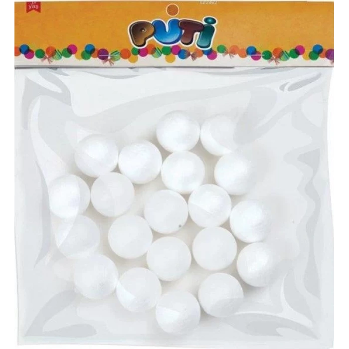 PUTİ KÖPÜK TOP 3CM 20Lİ 4766