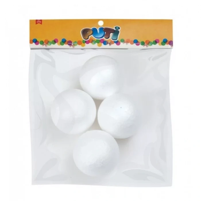 PUTİ KÖPÜK TOP 7CM 4LÜ 4780