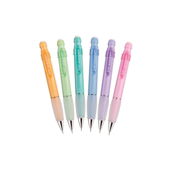SERVE DEEP MEKANIK KURSUN KALEM 07MM PASTEL DOGA DSN PASTEL KARIŞIK SV-DEEP-07-DPST-P
