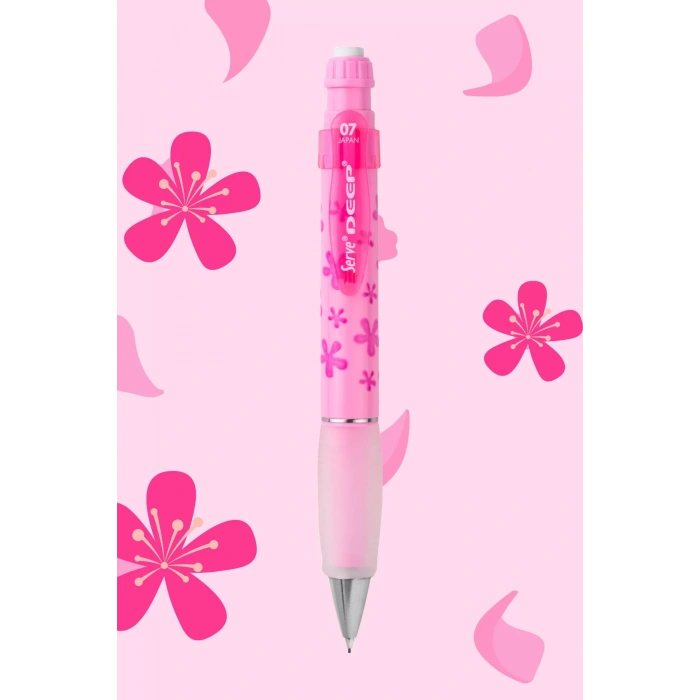 SERVE DEEP MEKANIK KURSUN KALEM 07MM PASTEL SEKER PEMBESI SV-DEEP-07-SPEMBE