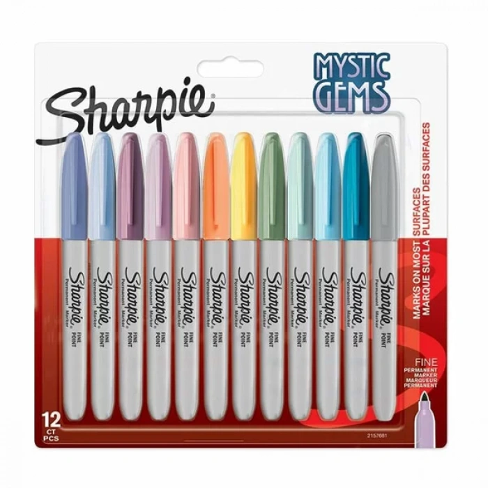 SHARPİE FİNE PERMANENT MARKÖR MYSTİC GEMS 12Lİ 2157681