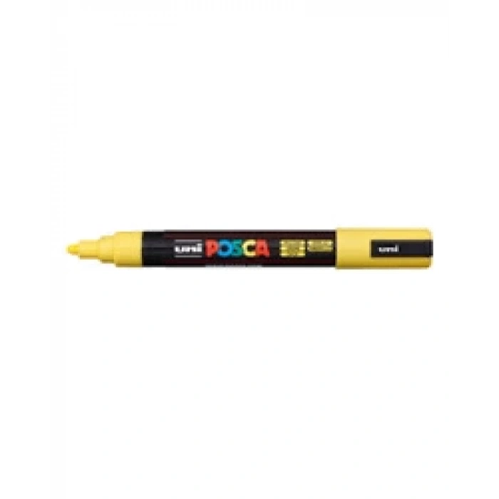 UNİ POSCA 1.8-2.5 SU BAZLI POSTER MARKÖRÜ PARLAK SARI N PC-5M