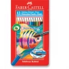 FABER-CASTELL BOYA KALEMİ REDLINE AQUARELL 12 RENK TENEKE 115929