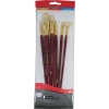 WHITE BRISTLE LONG HANDLED 6 PC