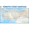 GÜRBÜZ HARİTA DÜNYA FİZİKİ + SİYASİ (50X70) ÇİFT TARAFLI 22111