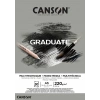 CANSON GRADUATE MIX MEDIA BLOK PAD CANGRAD MIX MEDIA GREY 30S A4 220G  400110371