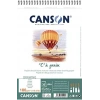 CANSON C A GRAIN SPİRALLİ ESKİZ BLOK SPP CANCAG 30S A4+ 180G 400060604