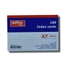 DEFFTER INDEX KARTI A7 / BEYAZ KARELİ A7 TEKLİ SHRİNK 100