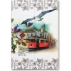 DEFFTER İSTANBUL MIKNATISLI / TRAMVAY 95*14 SERT KAPAK MIKNATISLI 96