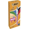 BİC 4 COLOURS SHINE PEMBE GÖVDE TÜKENMEZ KALEM