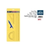 HATAS 0811 PERGELLİ  EKONOMİK  ÇİZİM TAKIMI  ( 30 cm. Cetvelli )
