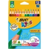 BİC EVOLUTION ÜÇGEN JUMBO BOYA KALEMİ 12 RENK 8297356