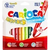 CARİOCA BRAVO SÜPER YIKANABİLİR KALIN UÇLU KEÇELİ BOYA KALEMİ 12Lİ 42755