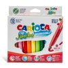 CARİOCA JUMBO SÜPER YIKANABİLİR KEÇELİ BOYA KALEMİ 12Lİ 40569