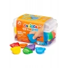 CARİOCA TEDDY ŞEKİLLİ ELLERİ KİRLETMEYEN MUM BOYALAR 48Lİ PLASTİK KUTUDA 42958