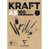 CLAIREFONTAINE KRAFT A5 90 GR. 100 Yp. KISA KENARI YAPIŞKANLI 5Lİ DK-96544