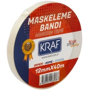 KRAF MASKELEME BANDI 12MMX40M 4012G