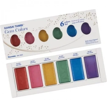 ZIG SULUBOYA PIGMENT GEM COLOR MC20-GC/6V 6 RENK