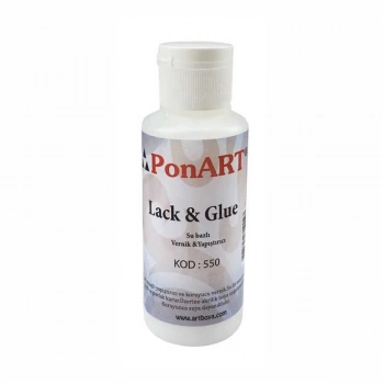 PONART LACK&GLUE SU BAZLI YAPIŞTIRICI VERNİK PYM100-550