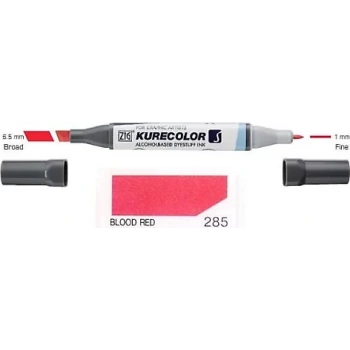 ZIG KURECOLOR TWIN S KC-3000 285 BLOOD RED