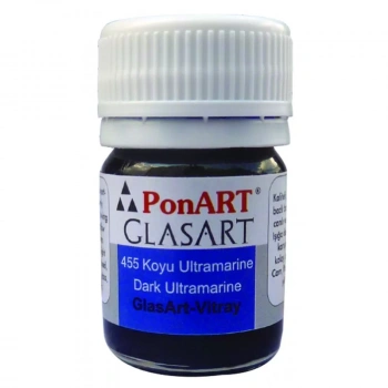 PONART GLASS ART 20 ML KOYU ULTRAMARİNE PGA20-455
