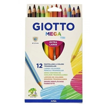 GİOTTO MEGA TRİ KURU BOYA 12Lİ 220600TR