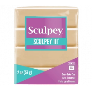 SCULPEY III POLİMER KİL SARIMSI KAHVE 57GR S-302301