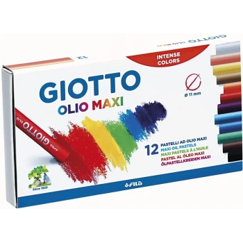 GİOTTO OLİO YAĞLI PASTEL (SİLİNDİR) 12Lİ KUTU 293000