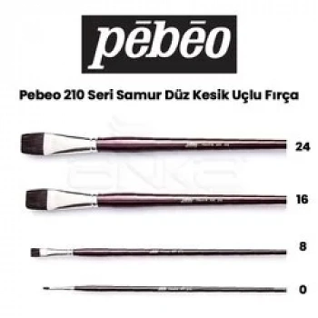 PEBEO 210/4 YAGLI BOYA FIRCASI SAMUR FIRCA