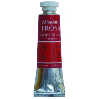PONART TROYA YAĞLI BOYA VERMİLLİON 37 ML PTYB37-08