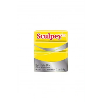 SCULPEY III POLİMER KİL SARI 57GR S-302072