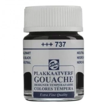 TALENS GUAJ BOYA CAM ŞİŞE  GOUACHE JAR 16ML NEUTRAL BLACK RT08167372