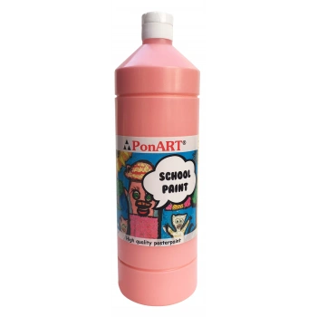 PONART SCHOOL PAİNT 1.000Ml. PEMBE PSP1000-2223