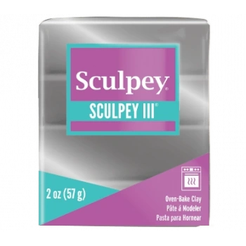 SCULPEY III POLİMER KİL GÜMÜŞ 57GR S-3021130