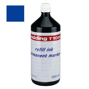 EDDİNG MÜREKKEP 1000 ML MAVİ (E-T1000)