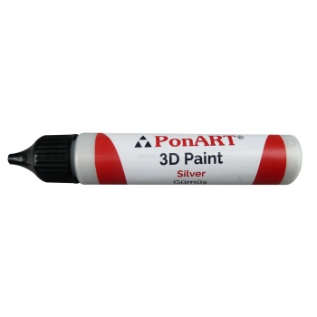 PONART 3D PAİNT 30 ML GÜMÜŞ P3D-1850