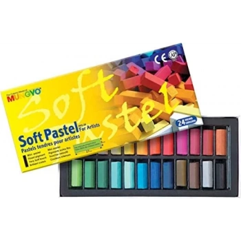 MUNGYO 1/2 KURU PASTEL 24 LÜ KARTON KUTU MPS-24